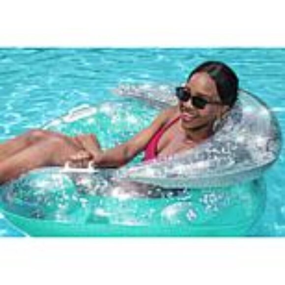 Bestway H2O Go Inflatable Glitter Dream Swim Tube Pool/Water/Beach Float Age 12+ - Picture 7 of 7